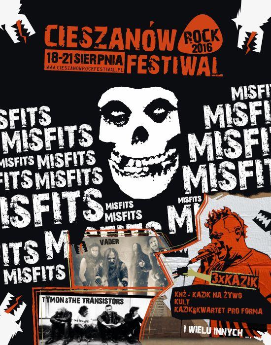 Misfits, Vader, Tymon&The Transistors dołączają do składu CRF 2016!