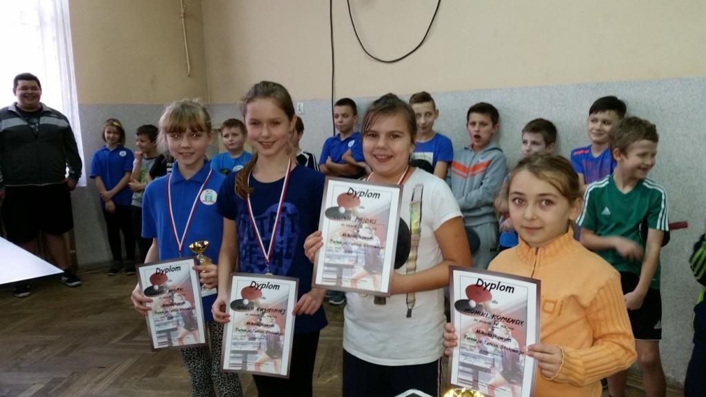 Zimowy turniej ping-pongistów