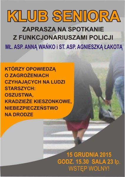 Seniorze! Wybierz się dziś na spotkanie do MOK Jarosław