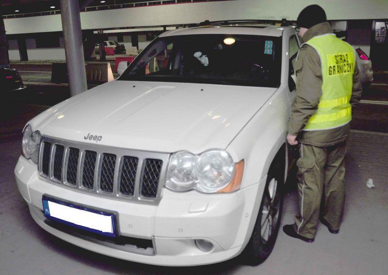 Poszukiwany od 3 lat Jeep Grand Cheeroke zatrzymany w Korczowej