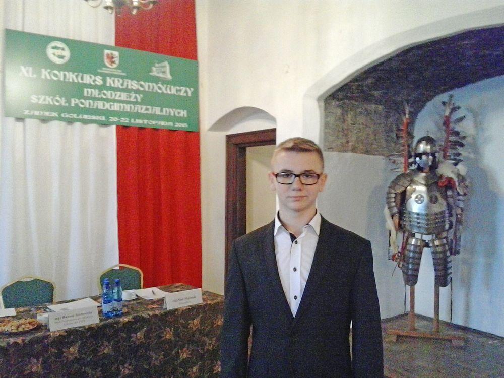 Dawid Nodżak ze „Słowaka” laureatem 2. miejsca ogólnopolskiego konkursu