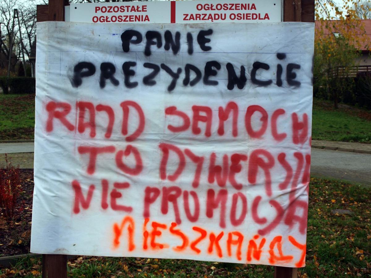 Prezydent Choma nie dotrzymał obietnicy wyborczej