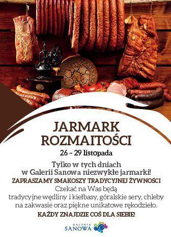 Wyborne sery i wędliny, czyli Jarmark Rozmaitości w Galerii Sanowa