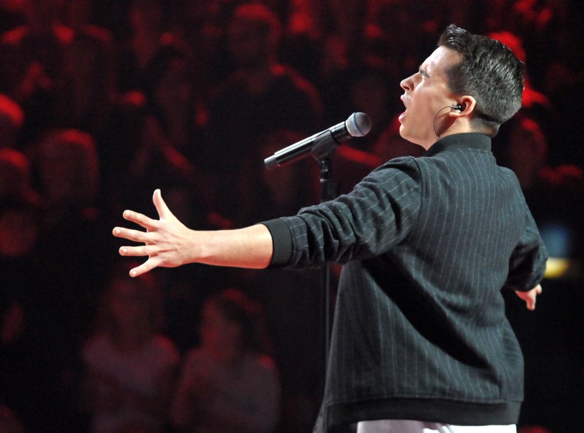 Krzysztof Iwaneczko w finale „The Voice of Poland”