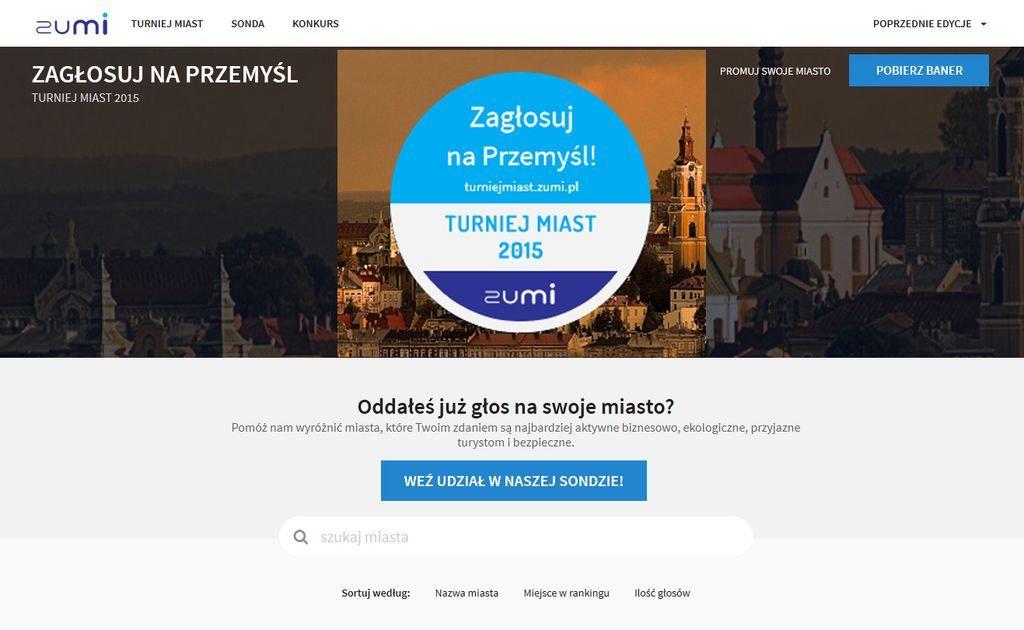 Zagłosuj w „Turnieju Miast Zumi”