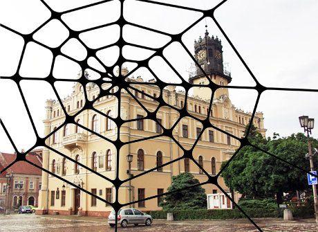 Czas tropienia pająków w urzędzie. Radni krytykują raport burmistrza Palucha
