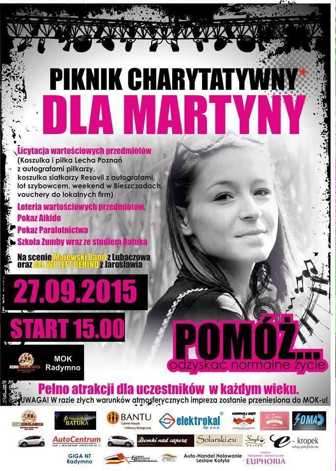 W niedzielę piknik charytatywny dla Martyny