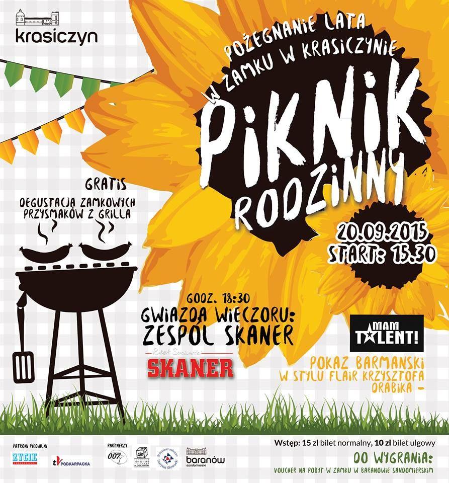 Uczestnik Mam talent! na pożegnaniu lata w Krasiczynie