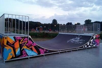 Zdewastowany wcześniej skatepark zyskał nowy wygląd 