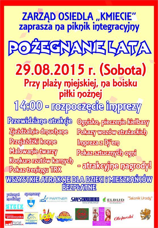 Kmiecie zapraszają na wspólne Pożegnanie Lata