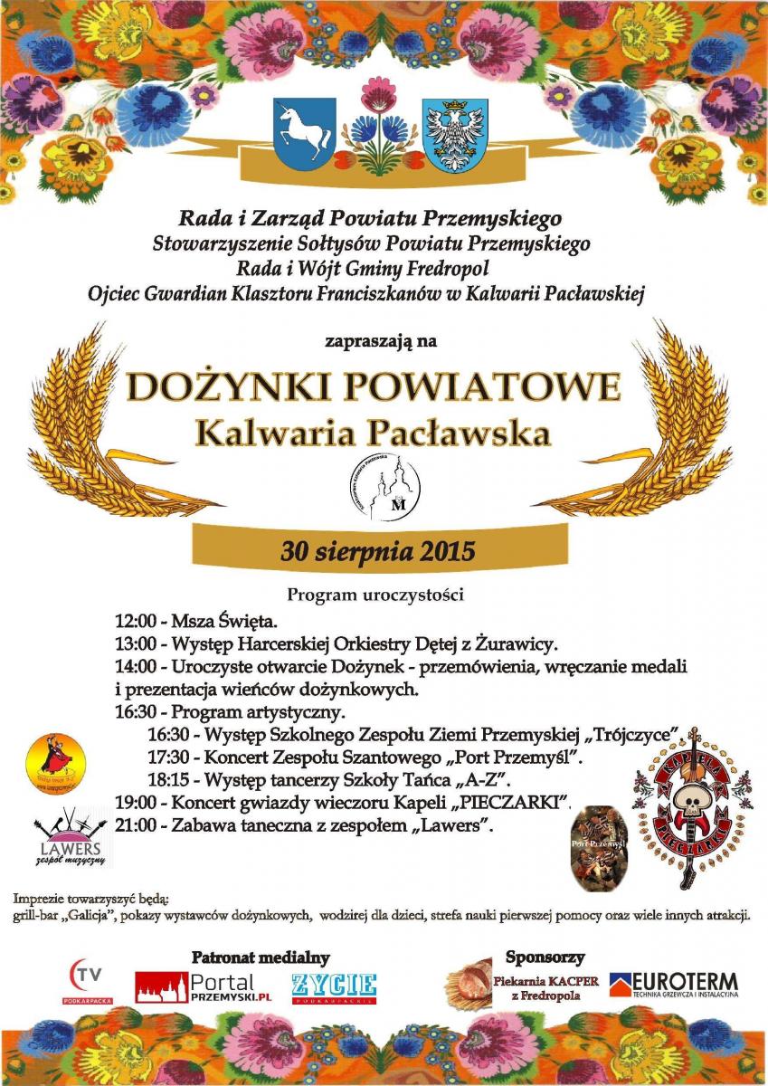 Powiatowe święto plonów na Kalwarii