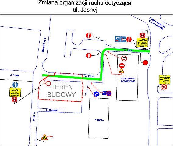 Utrudnienia w przejeździe przez centrum Lubaczowa potrwają ponad pół roku