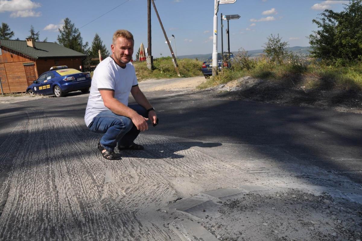 Zjazd w ul. Tatarską został złagodzony