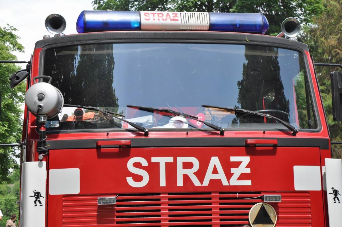 Płonie ciężarówka. Droga w kierunku Bieszczad zablokowana