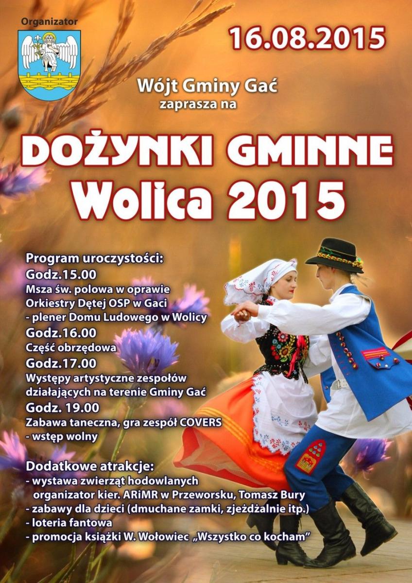 Dożynki Gminne w Wolicy