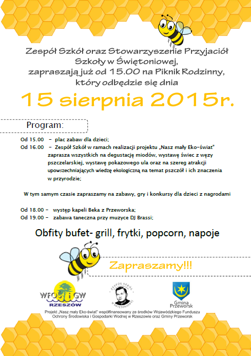Rzepakowy, lipowy, spadziowy – spróbuj smaki miodów na Pikniku Rodzinnym