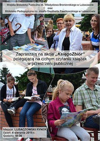 Dziś na lubaczowskim Rynku będą czytać książki