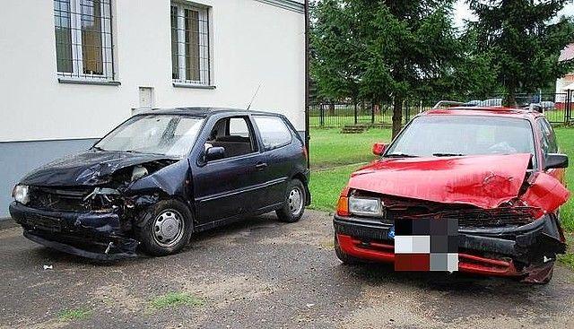 Wypadek na DW 896. Dwie osoby ranne