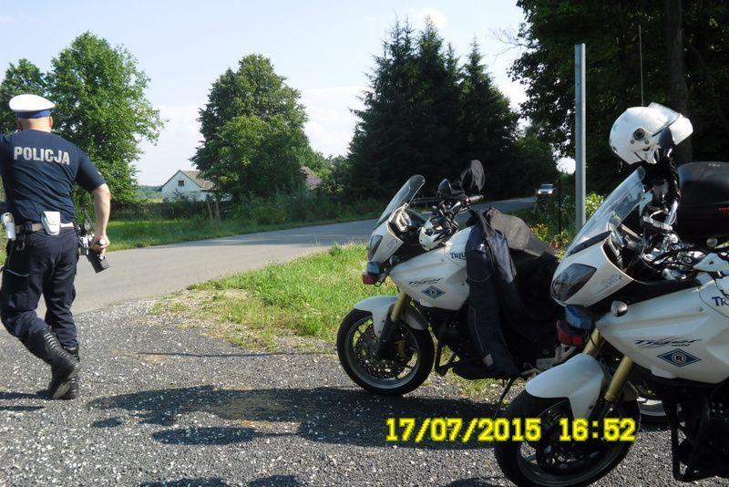 Policyjne patrole na motocyklach 