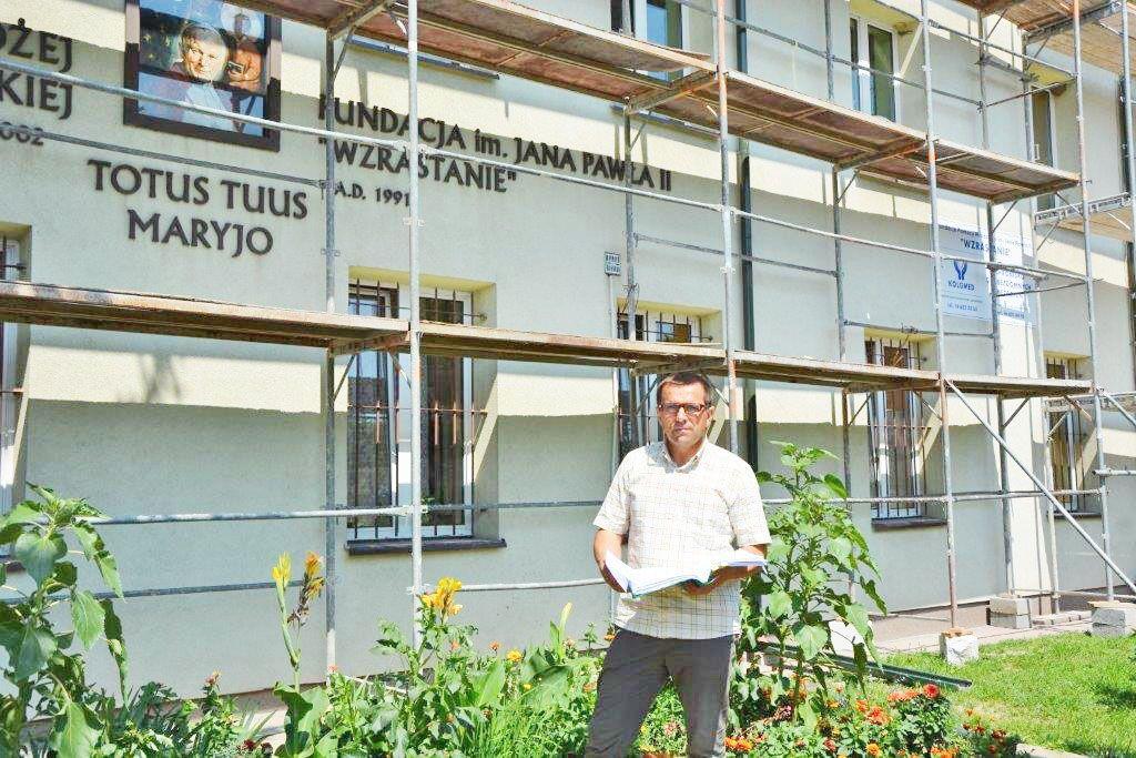 Remont w schronisku dla bezdomnych mężczyzn