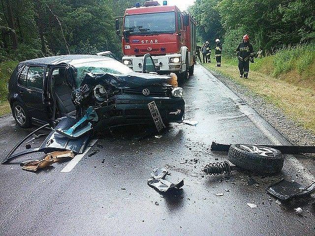 Kierowca bmw doprowadził do 
