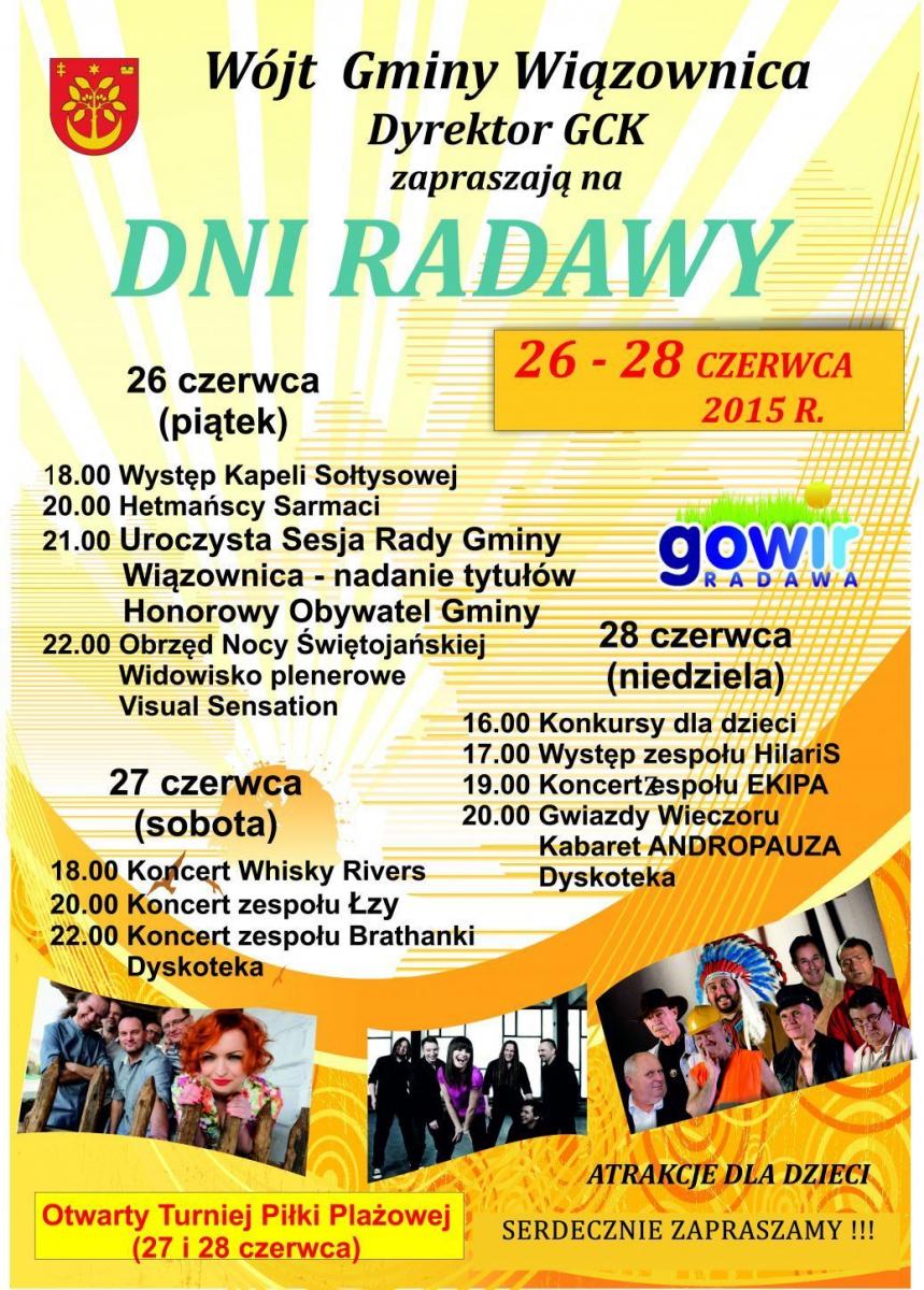 Dni Radawy 2015 trwają!