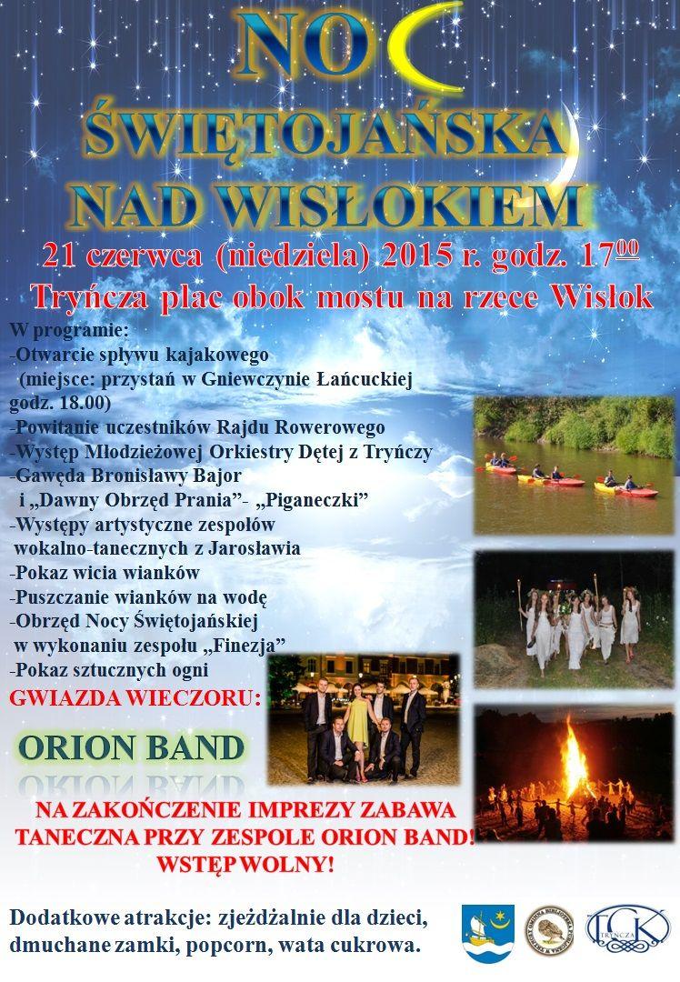 Otwarcie spływu kajakowego podczas Nocy Świętojańskiej
