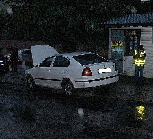 Wypadek przed przejściem dla pieszych