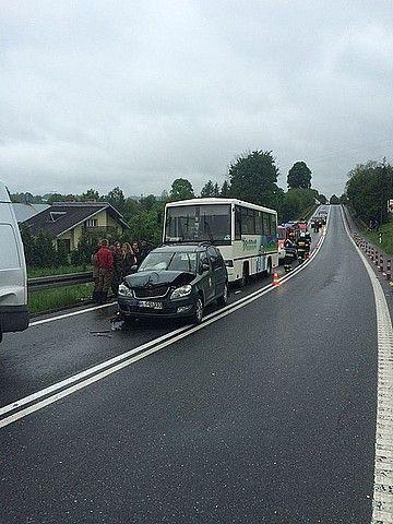 Karambol z udziałem 5 samochodów