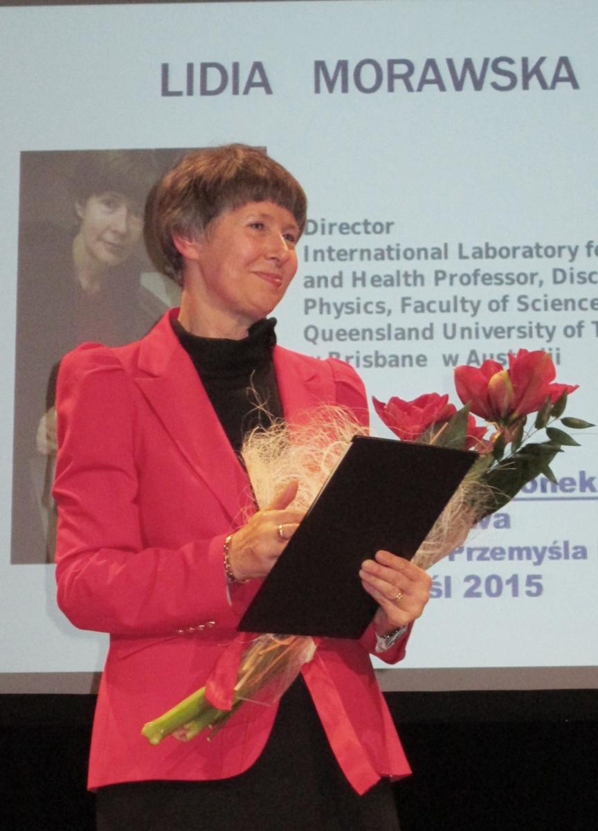 Profesor Lidia Morawska w Przemyślu