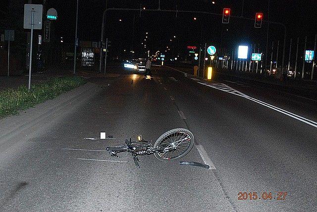 Potrącenie rowerzystki w Przemyślu