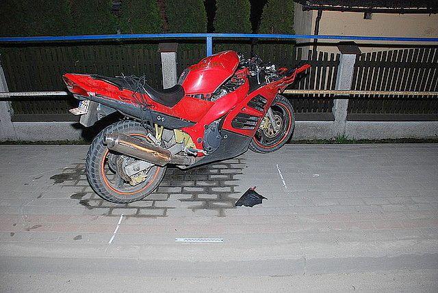 Motocyklista zginął przez pijanego rowerzystę [zdjęcia]