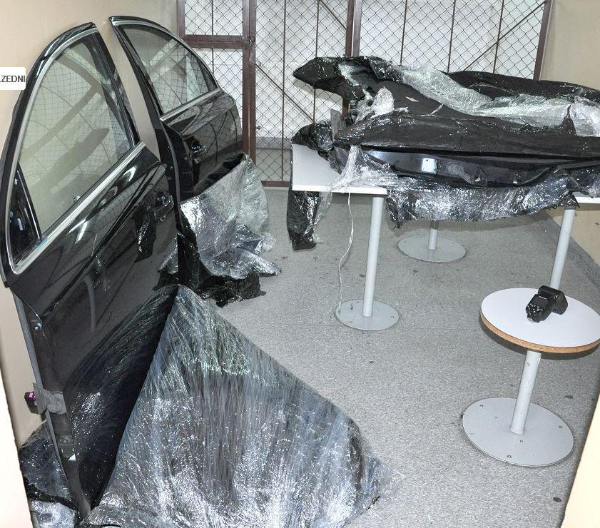 Kradzione na części audi zatrzymane na granicy