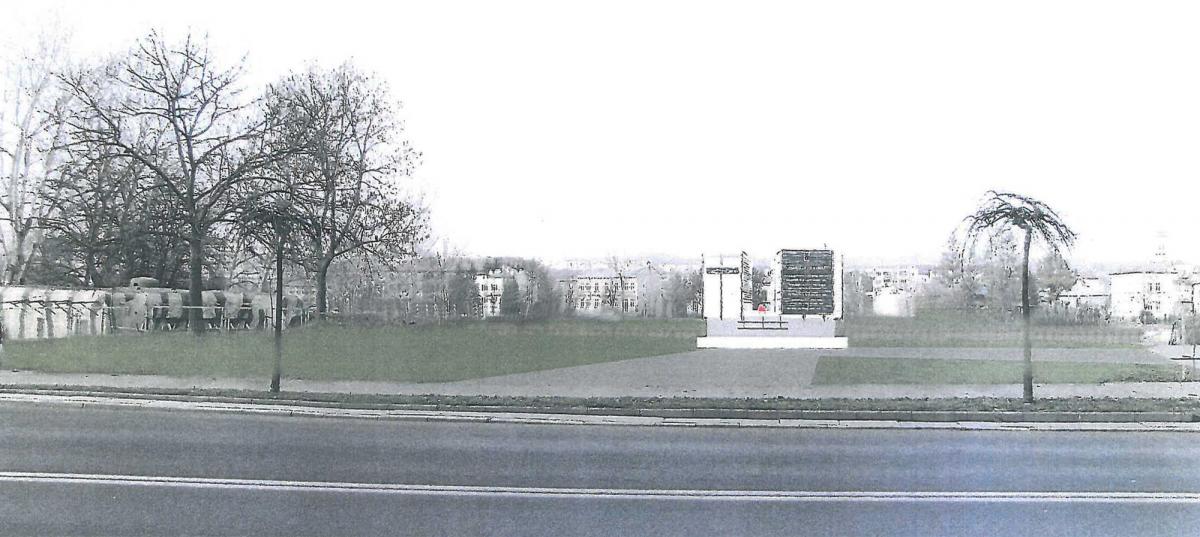 Wizualizacja pomnika Zesłańców Sybiru i Ofiar Katynia