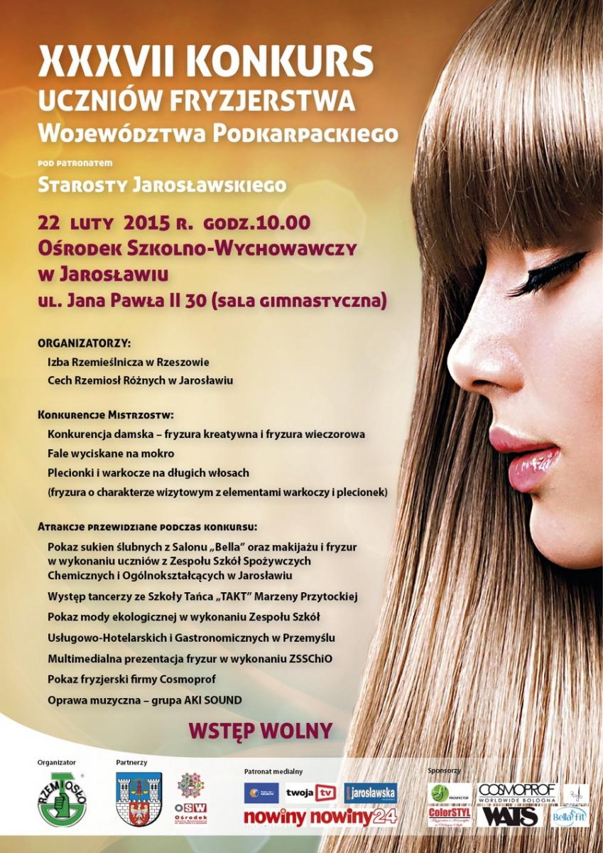 XXXVII Konkurs Uczniów Fryzjerstwa Województwa Podkarpackiego