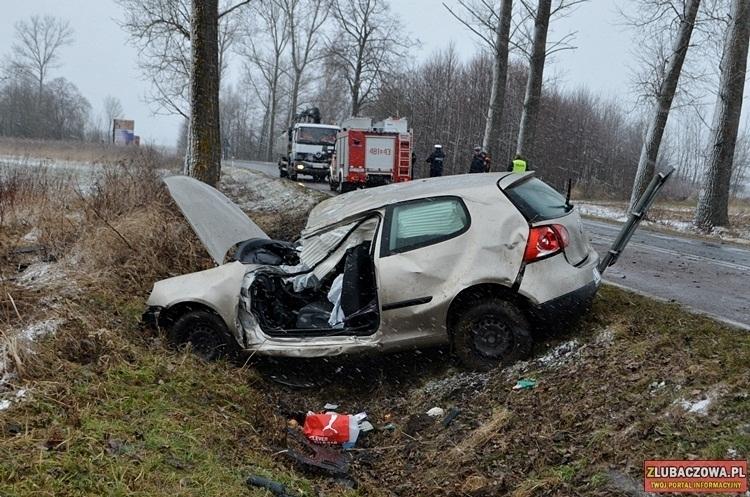 Trzeci wypadek w ciągu 24 godzin w okolicach Oleszyc. Kierująca nie żyje