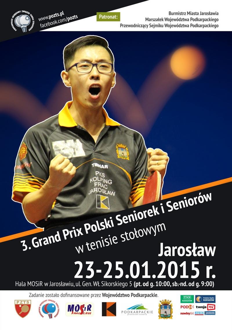 3 Grand Prix Polski Seniorek i Seniorów w tenisie stołowym