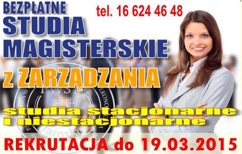 Rusza magisterka z zarządzania
