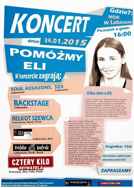 Koncert charytatywny „Pomóżmy Eli” w Lubaczowie
