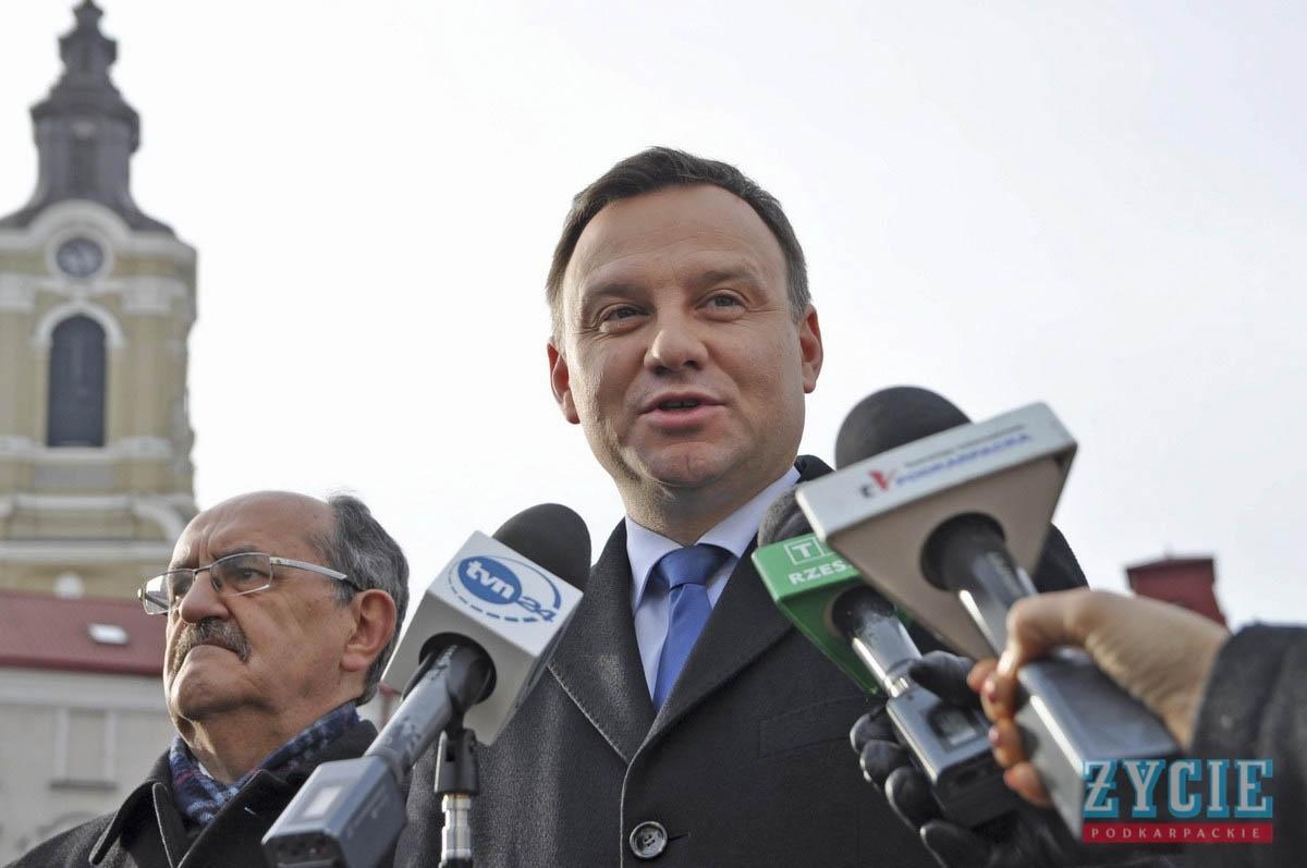 Kandydat PiS-u na prezydenta przyjechał na Podkarpacie