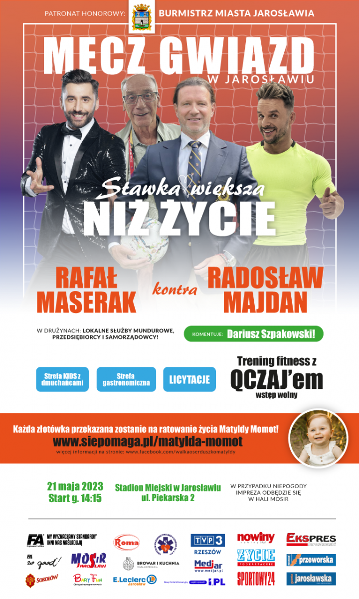 Majdan, Maserak, Szpakowski, Qczaj! Gwiazdy dla Matyldy. Wspólnie zakończmy tę zbiórkę!