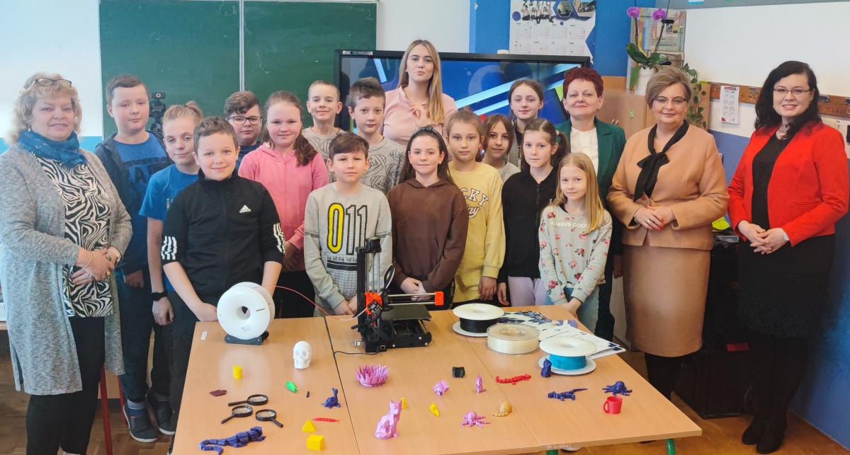 Uczniowie SP w Olszanach w świecie nowoczesnych technologii