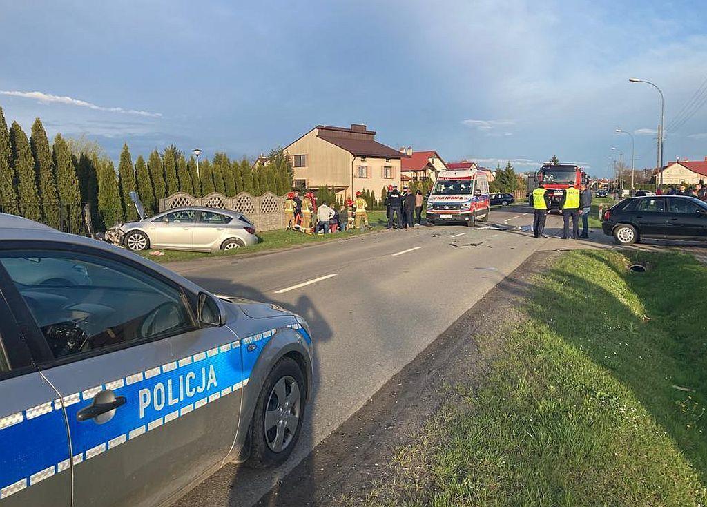 Wypadek w Wiązownicy. Lądował śmigłowiec pogotowia [ZDJĘCIA]