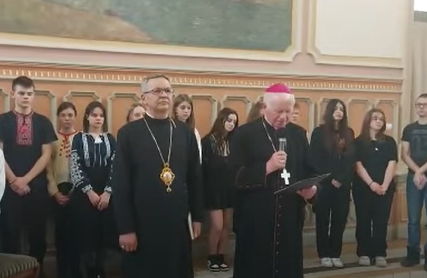 Rocznica wybuchu pełnoskalowej wojny w Ukrainie: Prowadź nas, Panie, w dobry świat [WIDEO, ZDJĘCIA]