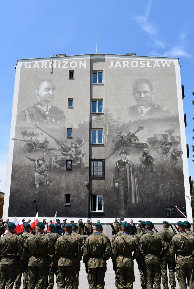 Jarosław ma nowy mural. Zajmuje powierzchnię 234 m kw.
