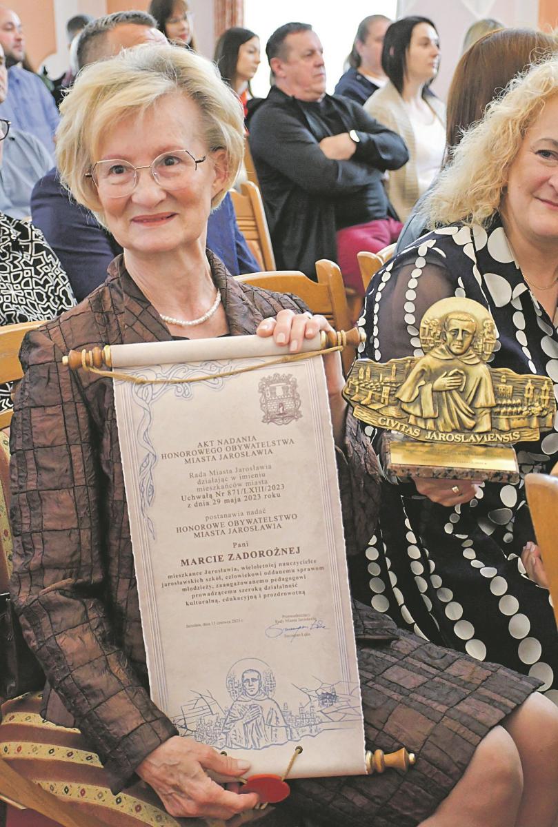 Marta Zadorożna Honorowym Obywatelem Jarosławia