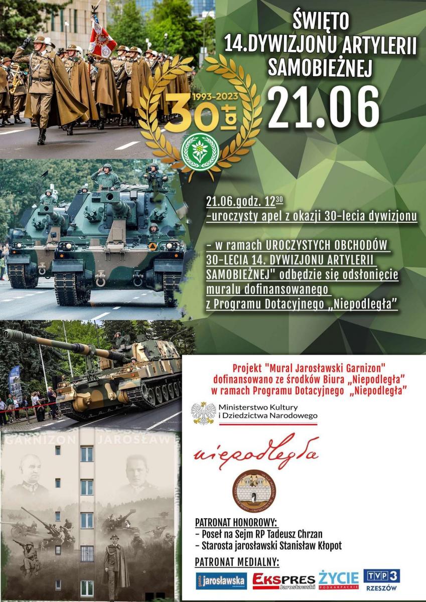 30-lecie 14 Dywizjonu Artylerii Samobieżnej