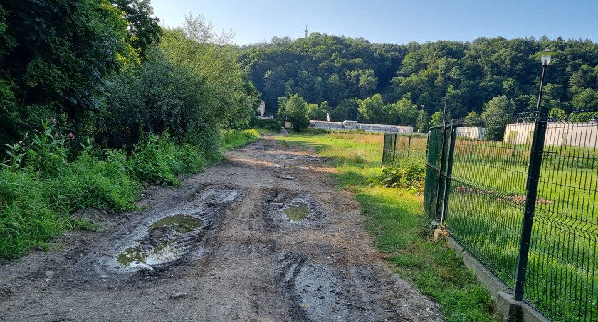 Ścieżka nad Sanem niby wyrównana, z akcentem na „niby”