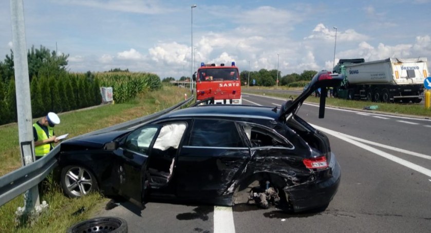 Zderzenie na obwodnicy Radymna 