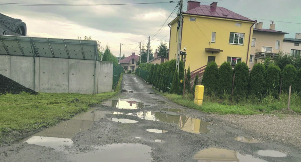 Mieszkańcy: – Ulicę Wołodyjowskiego trudno nazwać drogą